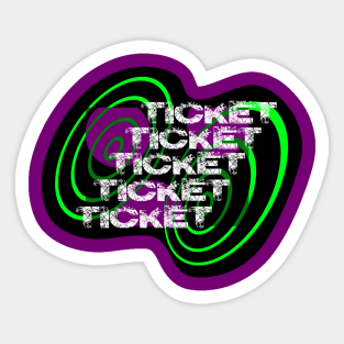 ticket Sticker